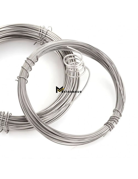 Нержавіючий дріт 08Х18Н10Т / Aisi 321 2 мм Нержавіючий дріт 08Х18Н10Т / Aisi 321 2 мм